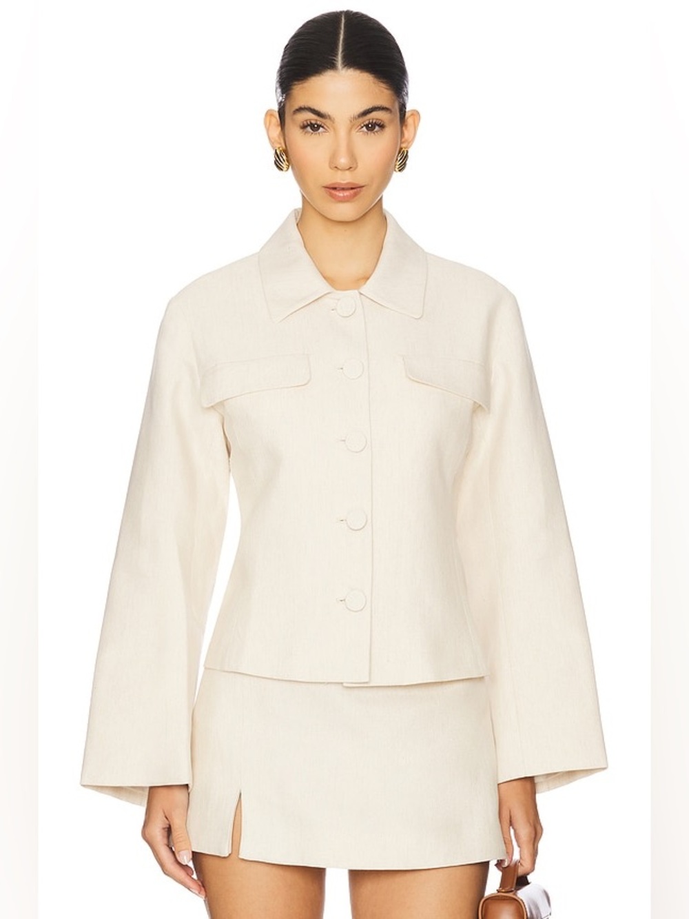 L’Academie Small Ami Jacket in Natural Beige